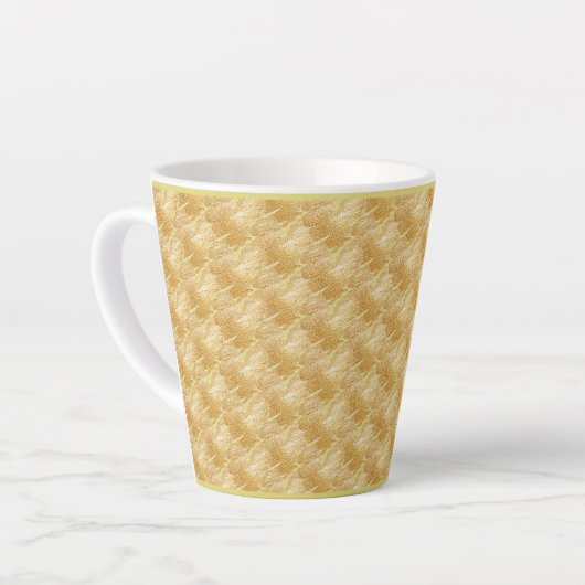 Fil d'or Petite Mug en latte (Angle gauche)