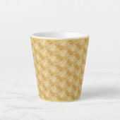 Fil d'or Petite Mug en latte (Devant)