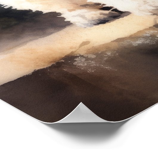 Fil Fox Terrier Dog Art Imprimer Poster (Coin)