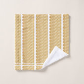 Filet de l'ensemble de serviettes en or (Gant de toilette)