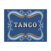 Filete Fileteado Porteño Argentine Tango Sign