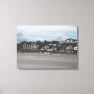 Filey Seafront Canvas Afdruk