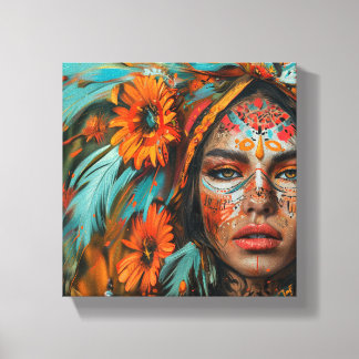 Filha da Terra Canvas Afdruk