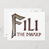 Fili-naam Briefkaart (Voorkant / Achterkant)