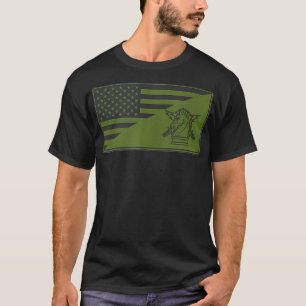 Filiaal Ameri van het leger voor psychologische op T-shirt