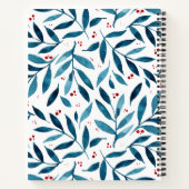 filialen van de waterverf - turquoise en red notitieboek (Achterkant)