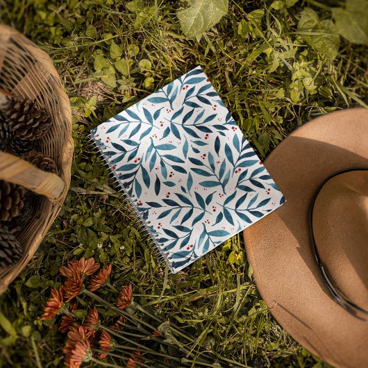 filialen van de waterverf - turquoise en red planner