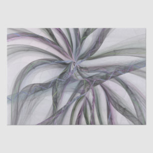 Filigre Motieven Modern Abstract Swingende Fractal Tissuepapier