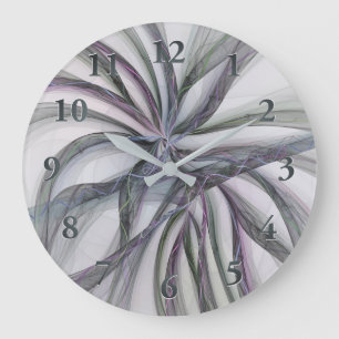 Filigre Motieven Moderne Abstracte Swingende Fract Grote Klok