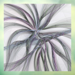 Filigre Motieven Moderne Abstracte Swingende Fract Raamsticker