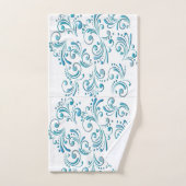 Filigree bleu (Serviette à main)