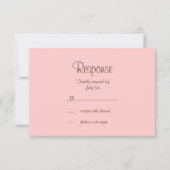 Filigree Butterfly RSVP in bruin (Voorkant)