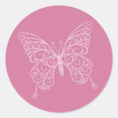 Filigree Butterfly Sticker (Voorkant)