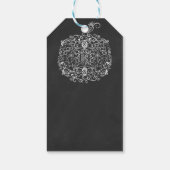 Filigree Chalkboard Herfst Pumpkin Autumn Herfst P Cadeaulabel (Achterkant)