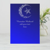 Filigree Crescent Moon et Star Invitation (Debout devant)