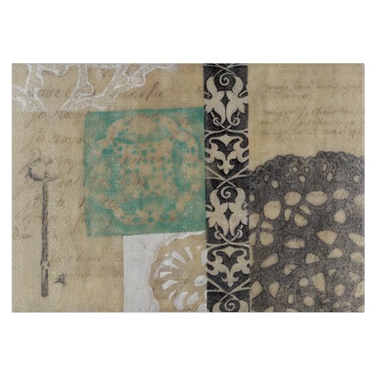 Filigree & Key II Snijplank (Voorkant)