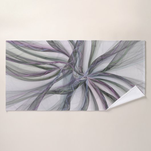 Filigree Motions Modern Abstract Swinging Fractal Badhanddoek (Badhanddoek)