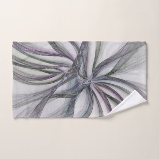 Filigree Motions Modern Abstract Swinging Fractal Handdoek (Handdoek)