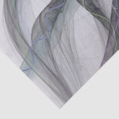 Filigree Motions Modern Abstract Swinging Fractal Tissuepapier (Detail)