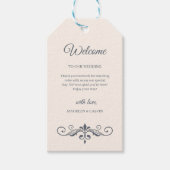 Filigree rustique, étiquette cadeau (Devant)