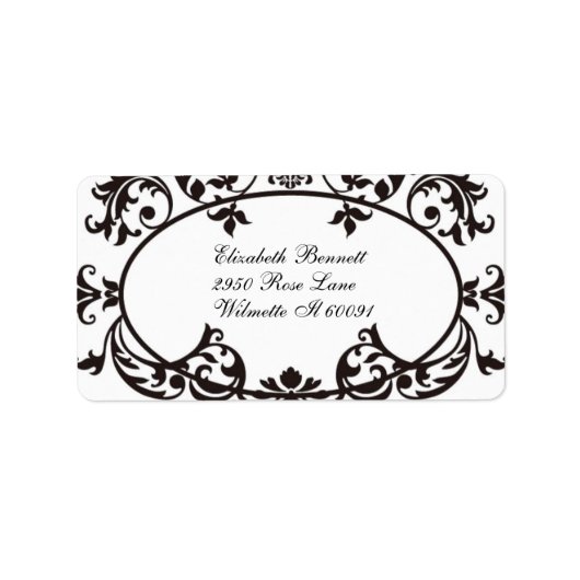  filigreengrens etiket (Voorkant)