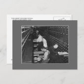 Filing mannen, jaren '30 briefkaart (Voorkant / Achterkant)