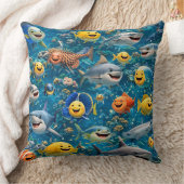 Filing sea creatures decorative kussen (Deken)