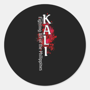 Filio Kali Escrima Stick Fighting Ronde Sticker