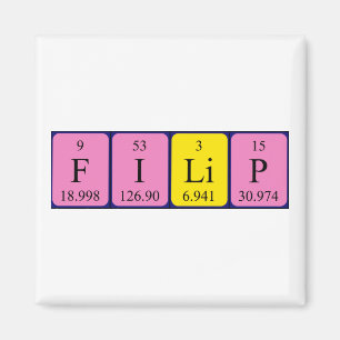 Filip periodieke lijstnaam magnet magneet