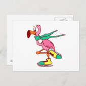 Filipe Flamingo Briefkaart (Voorkant / Achterkant)
