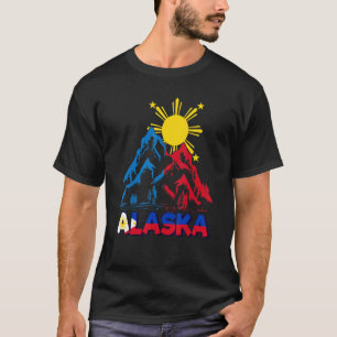 Filipijnen - Alaska Ice Flag Mountain Alas T-shirt