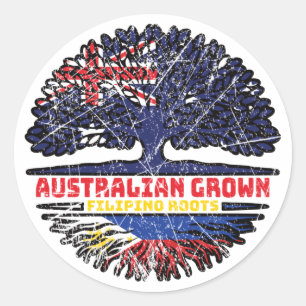Filipijnen - Australische Australische boom Ronde Sticker