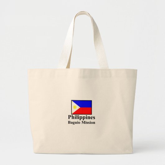 Filipijnen Baguio Mission Copy Grote Tote Bag (Voorkant)