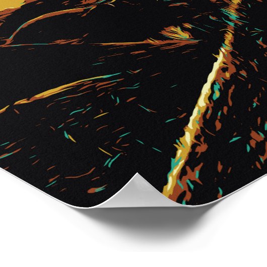 Filipijnen, Chocoladeheuvels op het eiland Bohol Poster (Hoek)