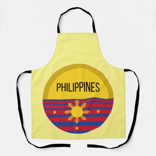 Filipijnen: Cute Design Ideeën Pattern Sunset Schort (Voorkant)