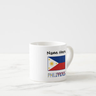 Filipijnen en Filipijnse Vlag Persoonlijk Espresso Kop
