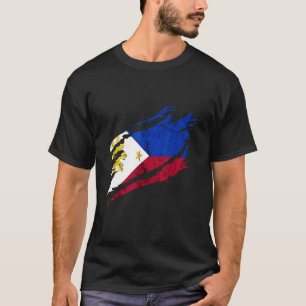 Filipijnen Erfgoed Filipijnse vlag Pilipinas Pin T-shirt