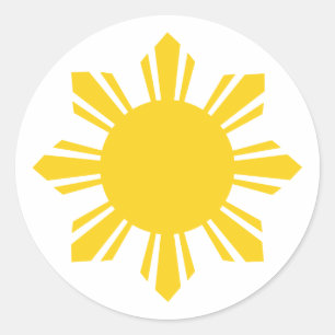 Filipijnen, Filipijnen Ronde Sticker