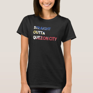 Filipijnen Filipijns Eiland Trots Straight Outta Q T-shirt