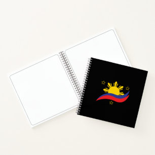 Filipijnen Filipijns Pinoy Vlag Notitieboek