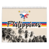 Filipijnen Filipijnse Vlag Nationale Trots Kunst 2 Kalender (Hoes)