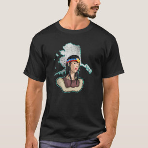 Filipijnen Filipina Alaska Vrouw Meisje Vlag Alask T-shirt