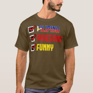 Filipijnen FILIPINA GEWELDIGE GRAPPIG T-shirt