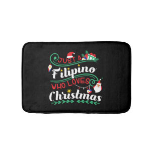 Filipijnen - Filippijnen die van Kerstmis houden Badmat