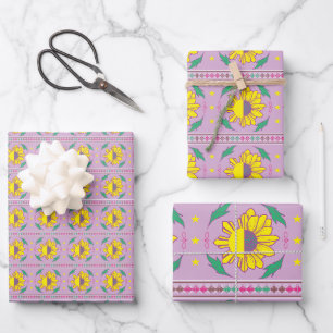 Filipijnen Filippina Pilipina Girly Floral Inpakpapier Vel