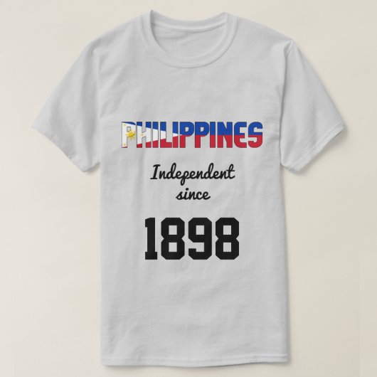 Filipijnen: Flag Independence Celebration T-shirt (Design voorkant)