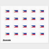 Filipijnen FLAG International Ronde Sticker (Vel)