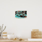 Filipijnen, iconisch juweel in Manilla Poster (Keuken)