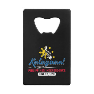 Filipijnen Kalayaan Independence Day Kredietkaart Flessenopener