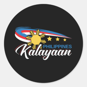 Filipijnen Kalayaan Onafhankelijkheidsvakantie Ronde Sticker